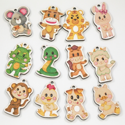 [색지청] 십이간지 띠 동물 키링 만들기