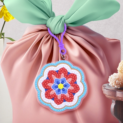 [하하당] 전통 보석십자수 키링 (3종 택1)