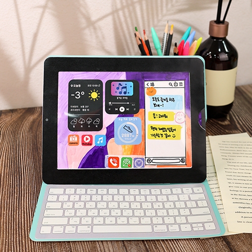 [오늘놀이] 스마트 태블릿 PC 만들기(생활도구/꾸미기 스티커 포함/KC인증)