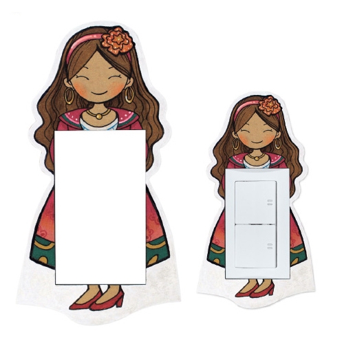 [색지청] 다문화 우드 스위치 커버