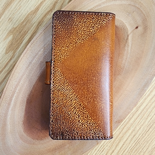 통가죽수제폰케이스/여행브라운/주문제작/선물폰케이스/S24울트라/모든기종가능