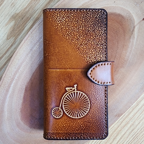 통가죽수제폰케이스/여행브라운/주문제작/선물폰케이스/S24울트라/모든기종가능