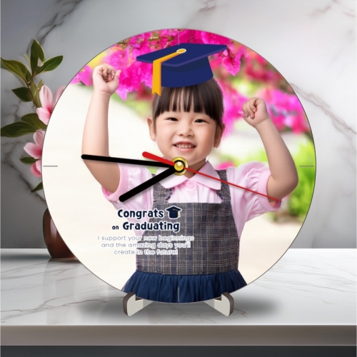 졸업을 축하해요 고화질 포토 메탈 사진 인쇄 대나무 팝업 스탠딩 무테 액자(박스포함)