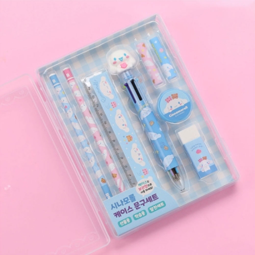 5000산리오캐릭터즈_케이스문구세트(시나모롤)