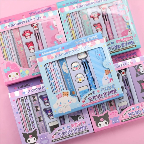 8500산리오캐릭터즈_인기있는 문구세트(시나모롤)