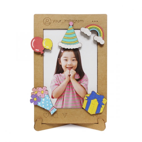 우든페이퍼 축하 액자 만들기 (2종 택1)