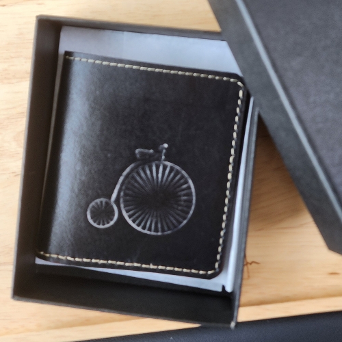 수제반지갑/통가죽지갑선물/심플자전거여행다크브라운/남자반지갑수제지갑/통가죽수제카드지갑