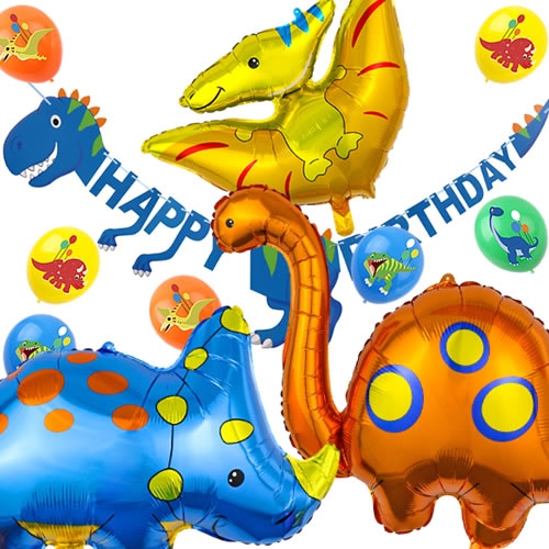공룡 풍선 파티세트