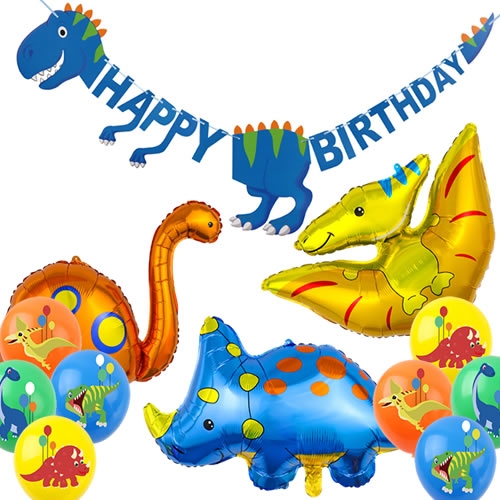 공룡 풍선 파티세트