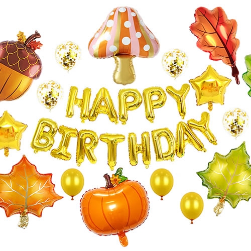 테마 별 생일 풍선 세트