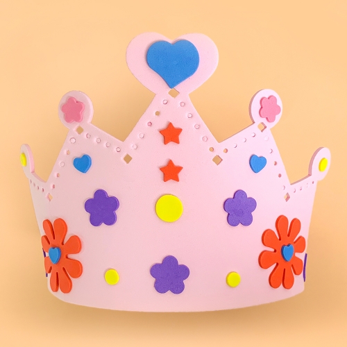 [대원피앤피] EVA 플라워 왕관 만들기(핑크/하늘)