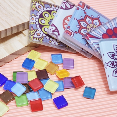 손잡이 원목 타일 컵받침 만들기