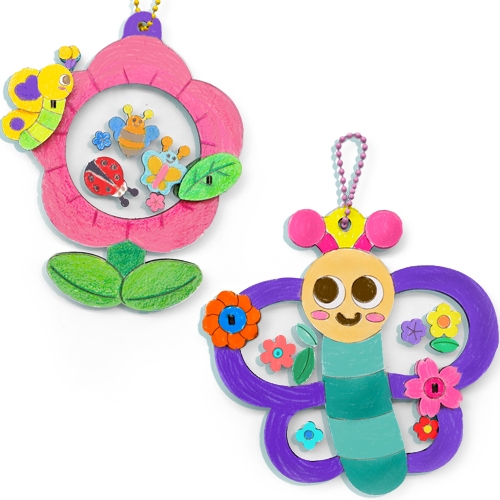 [하하당] 봄 우드 쉐이커 키링 (2종 택1)