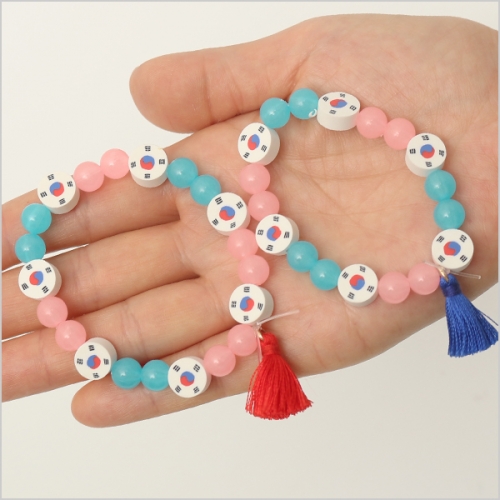 태극기 야광 팔찌