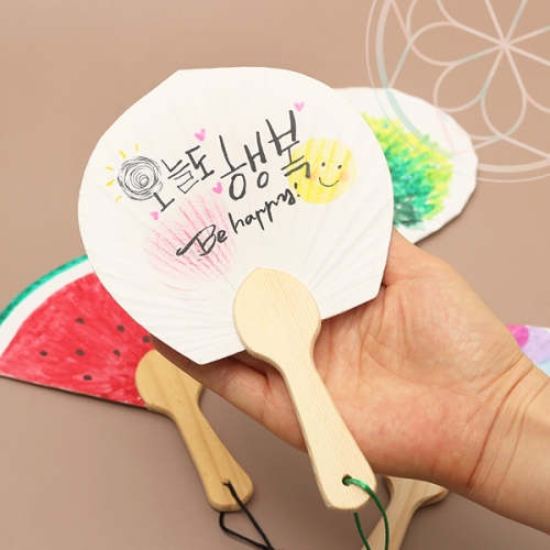 미니 한지 부채(4종1세트)