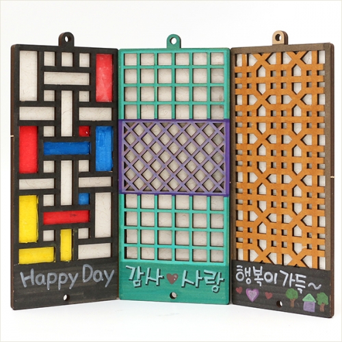 전통 문살 도어벨 꾸미기(3종택1)