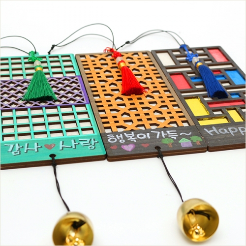 전통 문살 도어벨 꾸미기(3종택1)