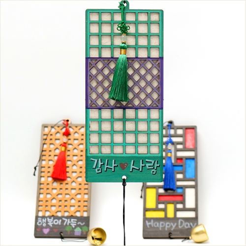 전통 문살 도어벨 꾸미기(3종택1)