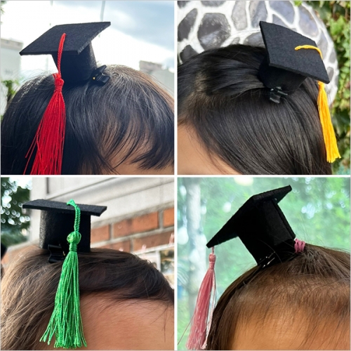 미니 학사모 집게핀(5개1세트)