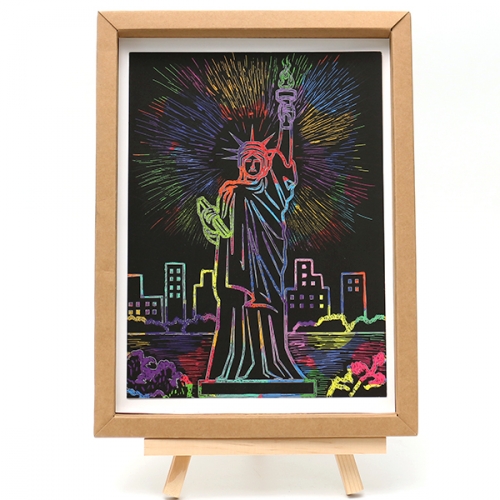 스크래치 종이 세계 문화유산 4종세트