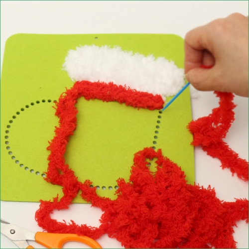 크리스마스 펠트 스트링 아트