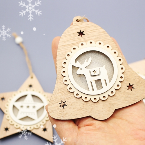 원목 LED 크리스마스 오너먼트(1개)