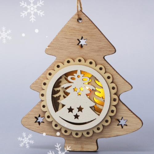 원목 LED 크리스마스 오너먼트(1개)