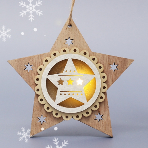 원목 LED 크리스마스 오너먼트(1개)