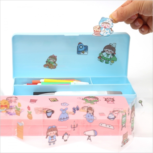 파스텔 PVC 필통