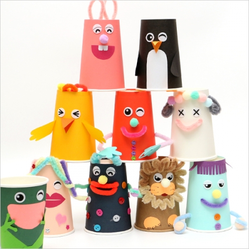 컬러 종이컵 만들기 패키지(10인용)