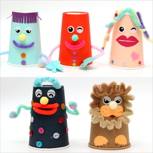 컬러 종이컵 만들기 패키지(10인용)