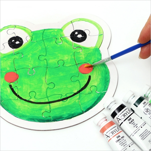 개구리 종이 퍼즐