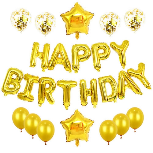 봄 꽃 생일 파티 풍선 세트