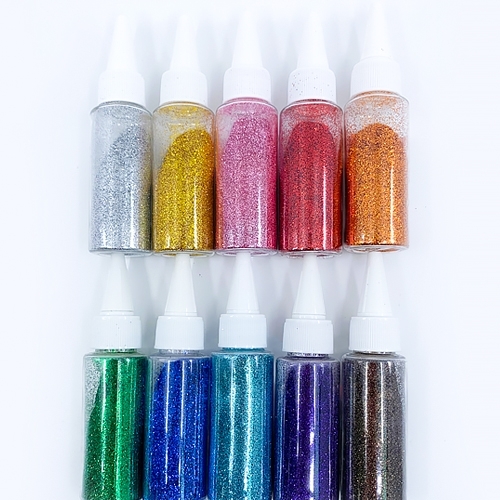 [대원피앤피] 일반 반짝이 가루 10색 중 택 1(빨강/주황/금색/초록/파랑/하늘/보라/분홍/갈색/은색)