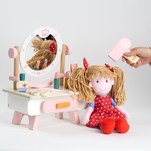 [캐스B]플레이 빅토리아 원목화장대(2827)