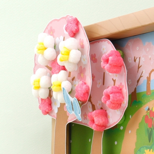 미니플레이콘 봄 입체액자 만들기 (1인용,5인용-선택1)