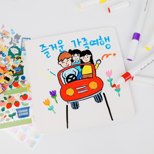 [대원피앤피] 스크랩북 나만의 책 만들기 북아트 반제품(5P/10P)