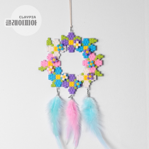 6mm 디폼블럭 플라워 드림캐쳐