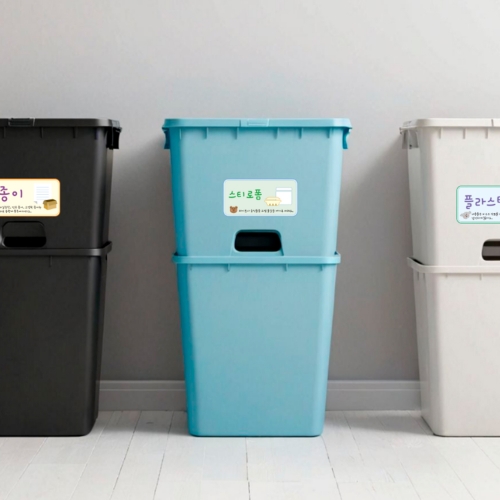 메이크문구 분리수거스티커 4종