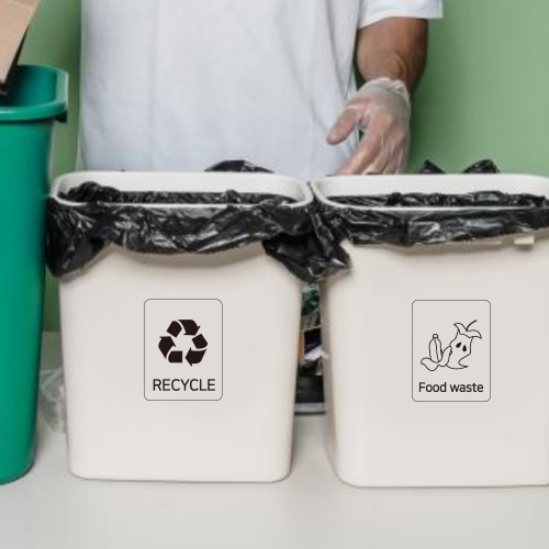 메이크문구 분리수거스티커 4종