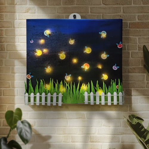 [탑키드] 만들기 숲속의 반딧불이 LED 입체 액자