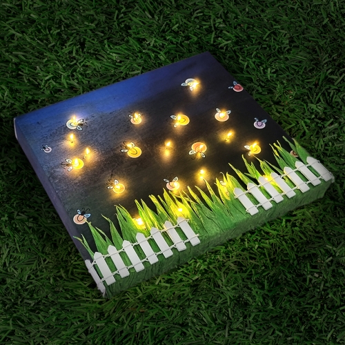 [탑키드] 만들기 숲속의 반딧불이 LED 입체 액자