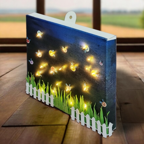[탑키드] 만들기 숲속의 반딧불이 LED 입체 액자