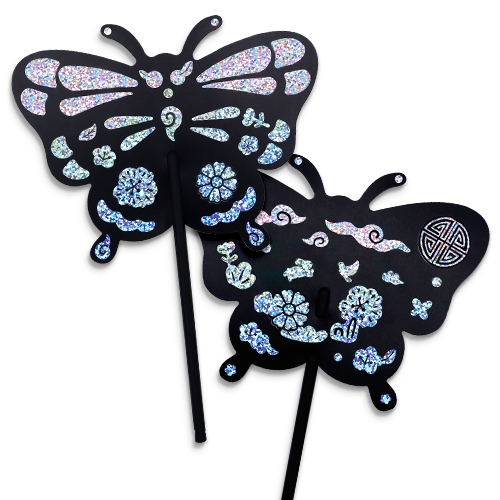 [하하당] 전통 자개 나비 부채