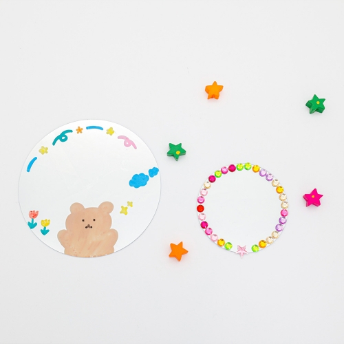 [대원피앤피] 아크릴 원형 거울(3종 택1/안전거울/미술재료)