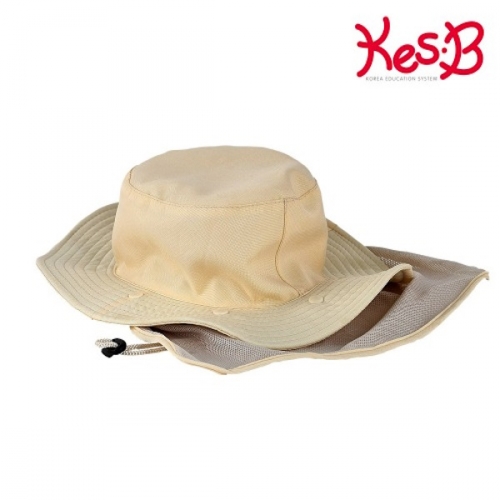 캐스비네이처 비비드 숲모자 망사형 베이지