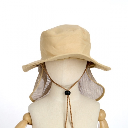 캐스비네이처 비비드 숲모자 망사형 베이지