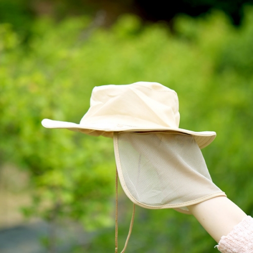 캐스비네이처 비비드 숲모자 망사형 베이지