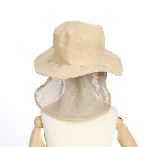 캐스비네이처 비비드 숲모자 망사형 베이지