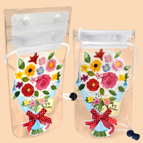 [탑키드] 만들기 봄꽃 축하 꽃다발 핸드폰 목걸이 지갑